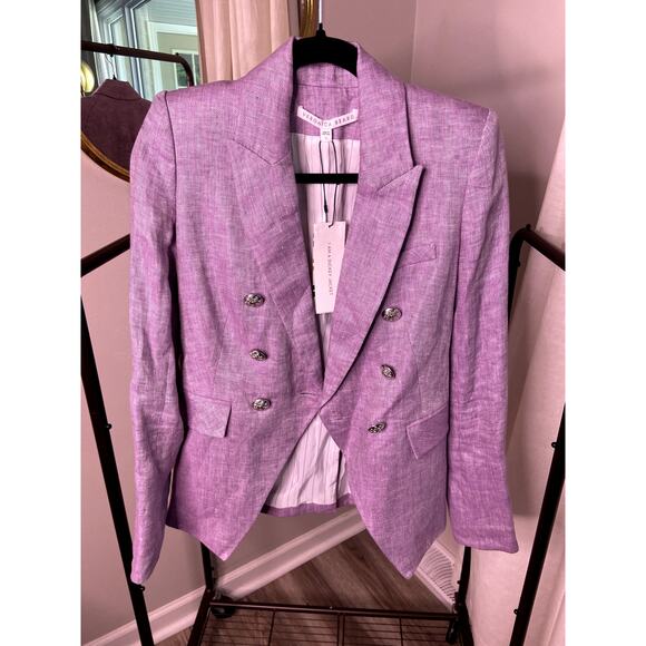 Veronica Beard Linen Miller Dickey Jacket size 0 - Picture 3 of 6